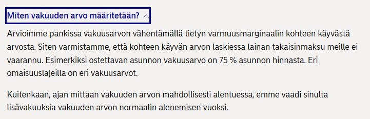 Vakuusarvosta_nordea