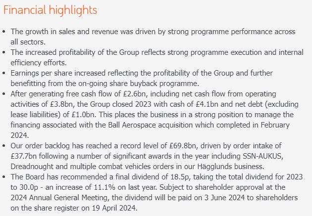 BAE_systems_financial_highlights