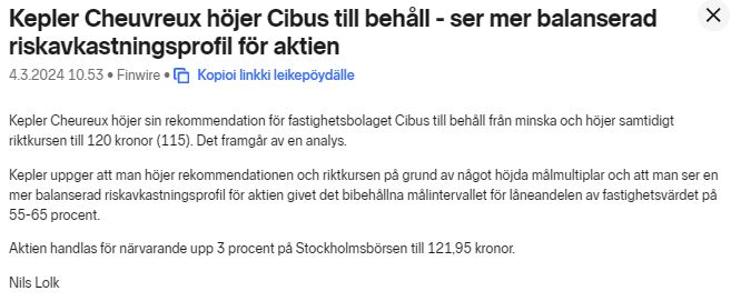 Cibus_kepler_cheuvreux_höjer
