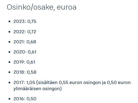 Vaisala_dividends